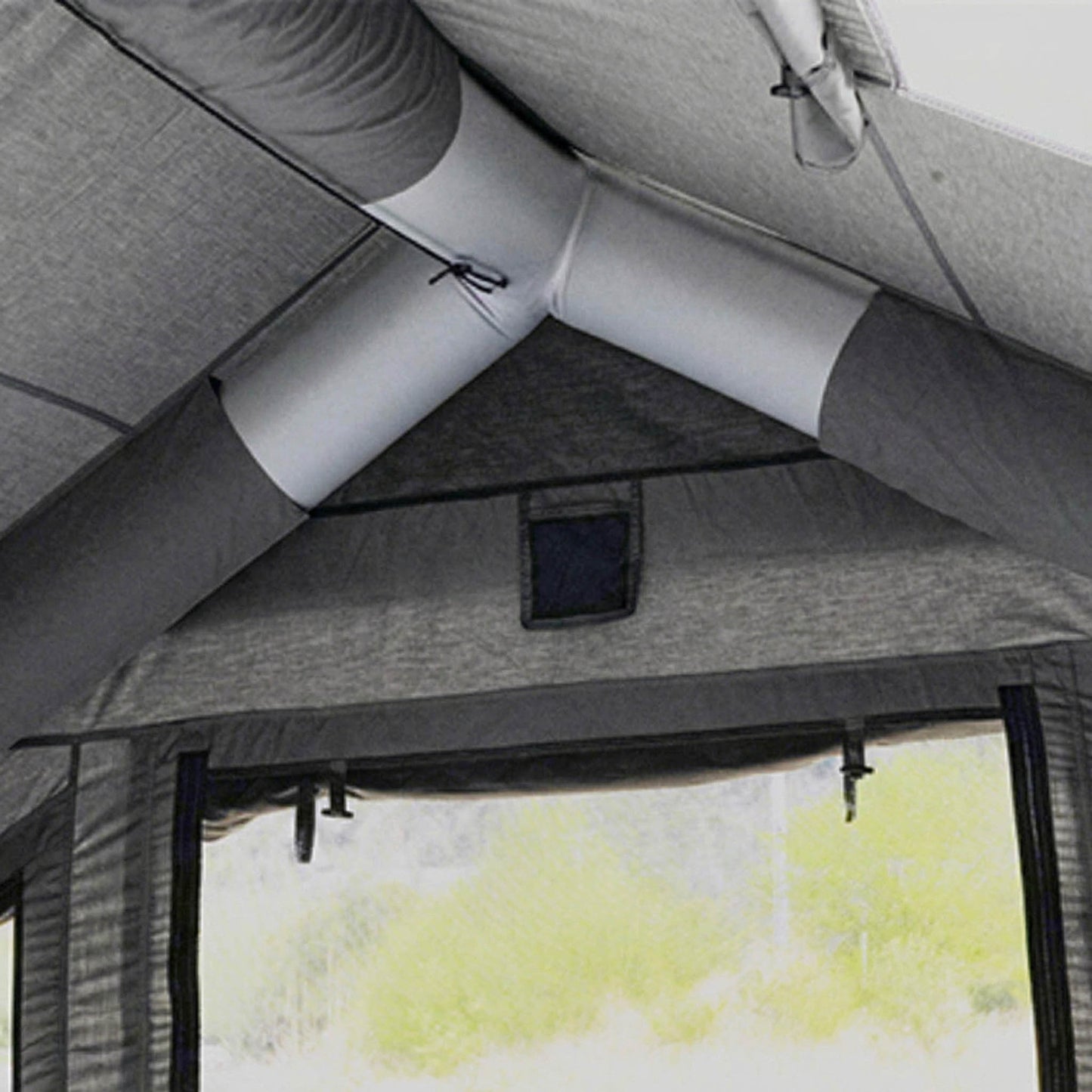 Coody 8 Gray - Inflatable Tent House for Camping 1-4 person