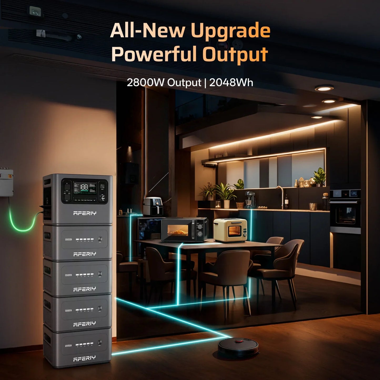 AFERIY | P280-B Expansion Battery | 2048Wh (Compatible with P280 Only)