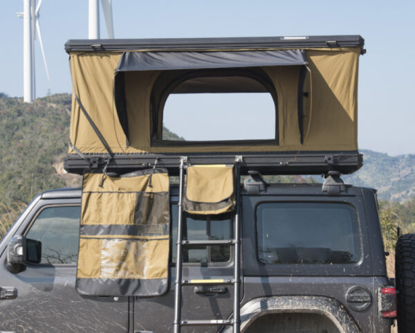 pop top roof tent Roveroll Aluminum Shell Pop-Up Roof Top Tent