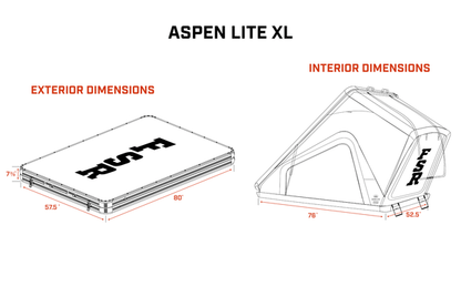 Freespirit Recreation Aspen Lite Rooftop Tent | Ultralight RTT