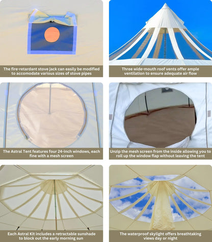 Astral Luxury Glamping Tents from Wilderness Resource