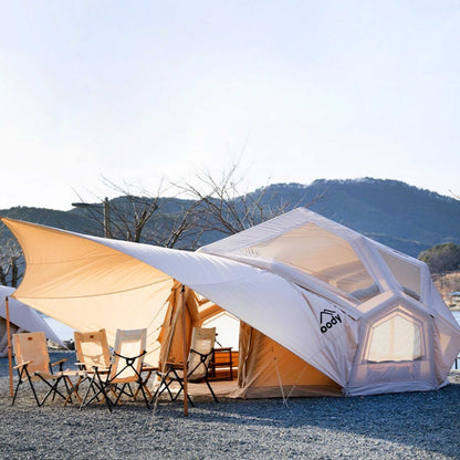 Coody | RBM Bestona Inflatable Tent for 2-4 Person (Beige)