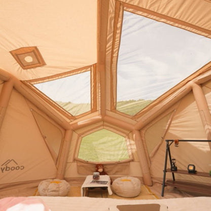 Coody | RBM Bestona Inflatable Tent for 2-4 Person (Beige)