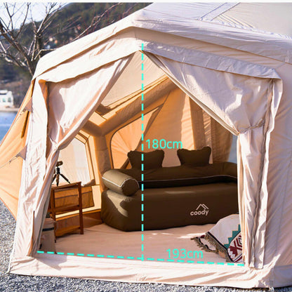Coody | RBM Bestona Inflatable Tent for 2-4 Person (Beige)