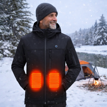 LITEGUEST Softshell 10-Zone Heated Jacket Waterproof for Winter