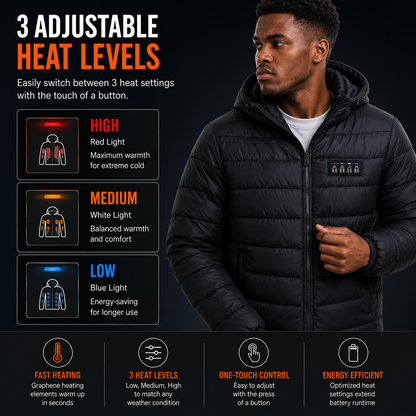 LITEGUEST Smart Heated Jacket – 27-Zone Winter Outdoor Jacket