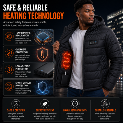 LITEGUEST Smart Heated Jacket – 27-Zone Winter Outdoor Jacket
