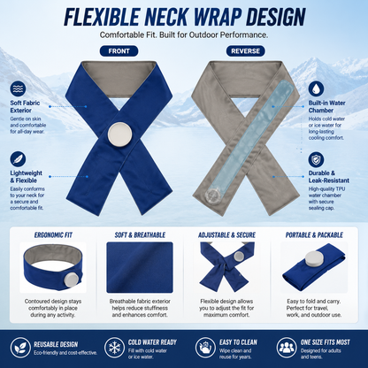 LITEGUEST Summer Water Cooling Neck Wrap – Outdoor Heat Relief