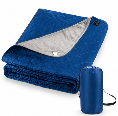 LITEGUEST Heated Camping Blanket Polar Fleece Waterproof USB-Powered