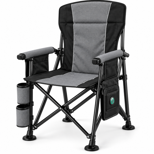 LITEGUEST Heated Camping Chair | USB Heated Folding Chair