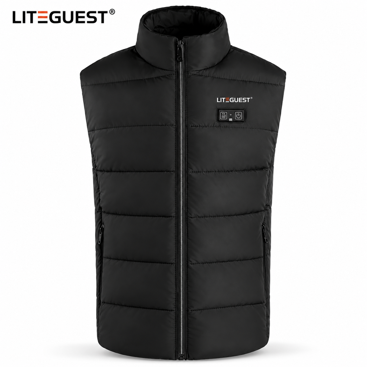 LITEGUEST 14-Zone Heated Vest with LED Light Warming Vest for Winter