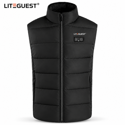 LITEGUEST 14-Zone Heated Vest with LED Light Warming Vest for Winter