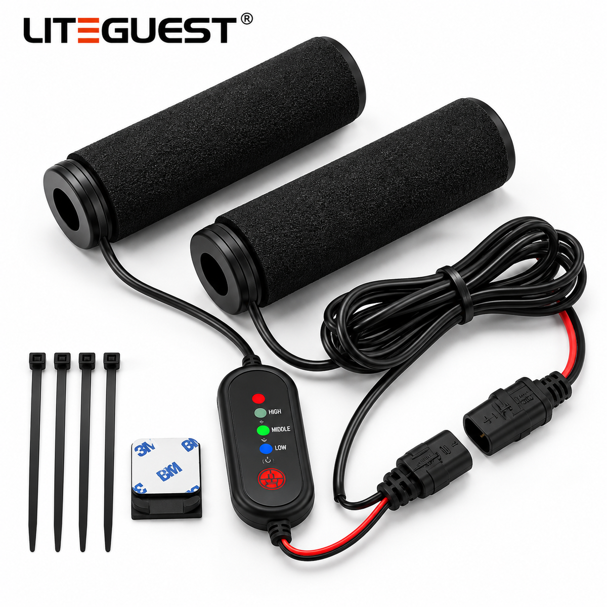 LITEGUEST USB Heated Handlebar Mitts – Winter Riding Warmth