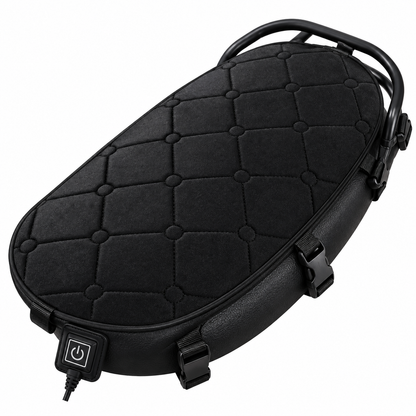LITEGUEST Heated Motorcycle Seat Cover for Cold Weather Riding