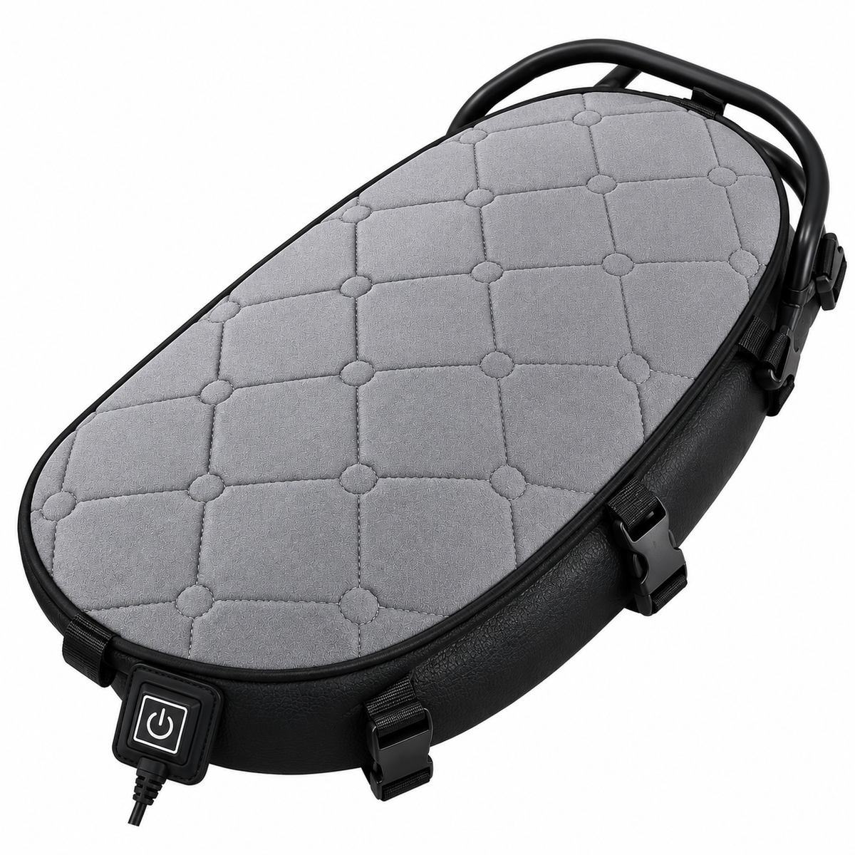 LITEGUEST Heated Motorcycle Seat Cover for Cold Weather Riding