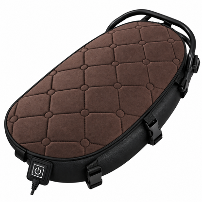 LITEGUEST Heated Motorcycle Seat Cover for Cold Weather Riding