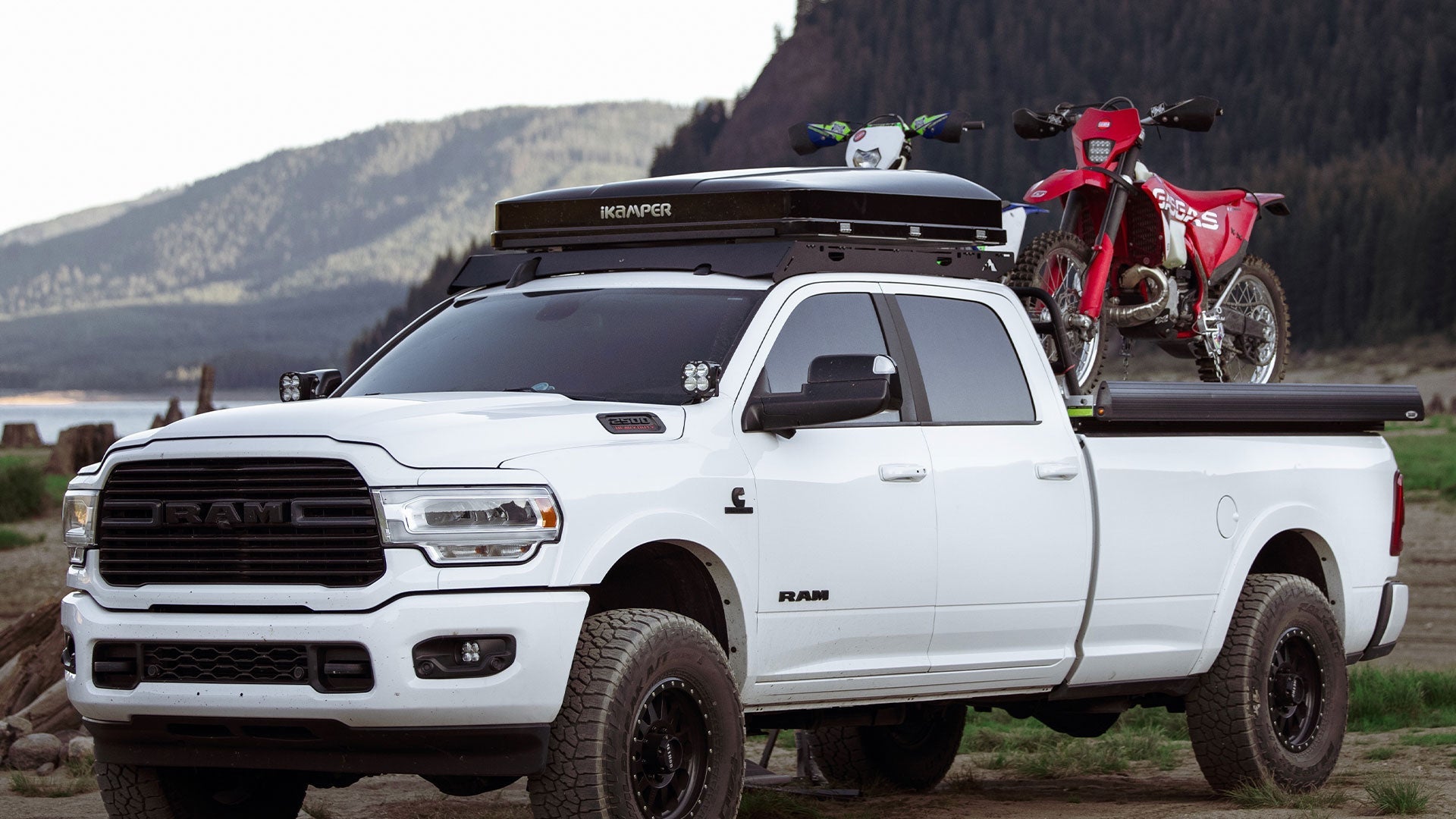 The Diablo (2019-2025 RAM 2500/3500/4500/5500 Roof Rack) 2500/3500 Crew Cab / No Clearance Lights