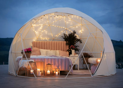 outdoor dome tent Domespaces SD1000