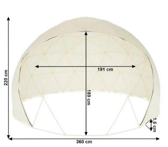 Domespaces SD1000 | Outdoor Seating & Relaxation Dome