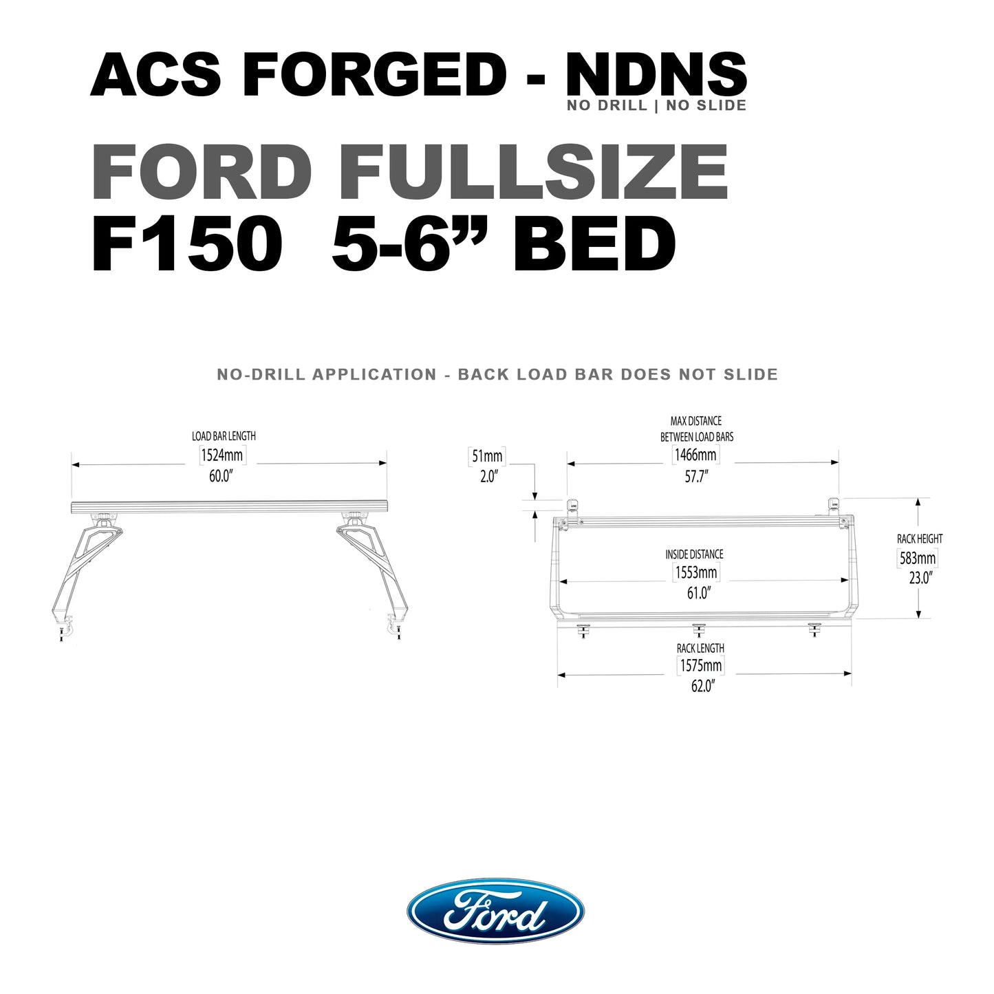 Leitner Active Cargo System Forged for Ford | No Drilling Required