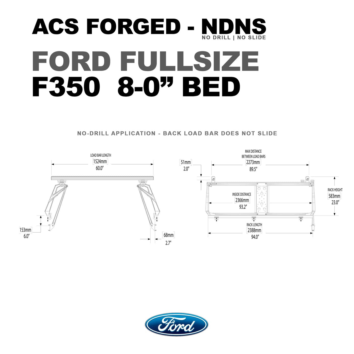 Leitner Active Cargo System Forged for Ford | No Drilling Required