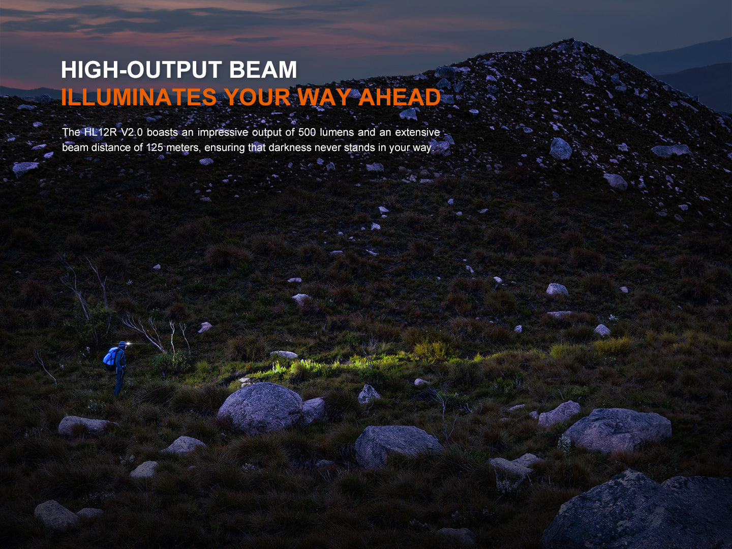 Fenix HL12R V2 Ultralight Outdoor Rechargeable Headlamp