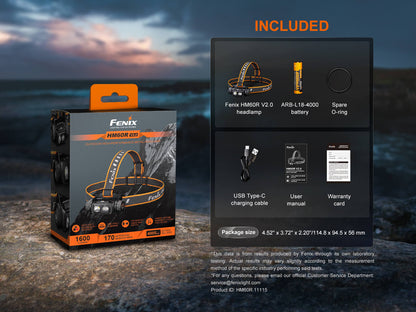 HM60R V2 High-Performance Headlamp - 1600 Lumens