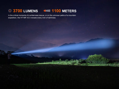 Fenix HT18R V2 Long-Range Hunting Flashlight