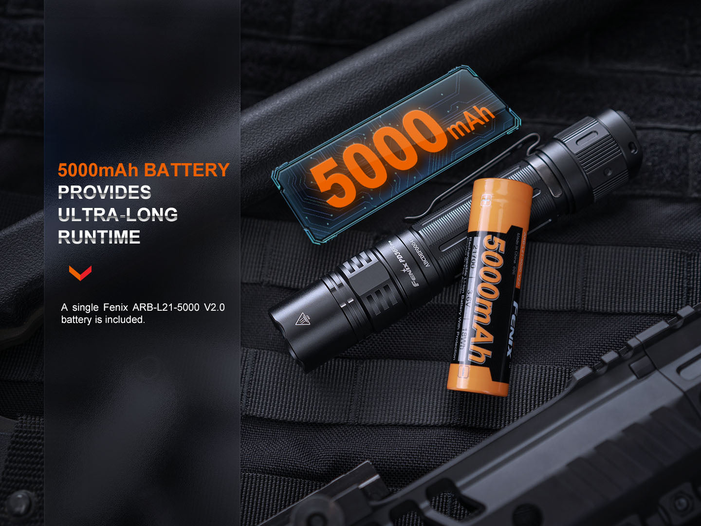 Fenix PD36R Pro 2800 Lumen Flashlight + FREE E03R V2 Keychain Light