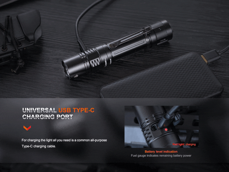 Fenix PD36R Pro 2800 Lumen Flashlight + FREE E03R V2 Keychain Light
