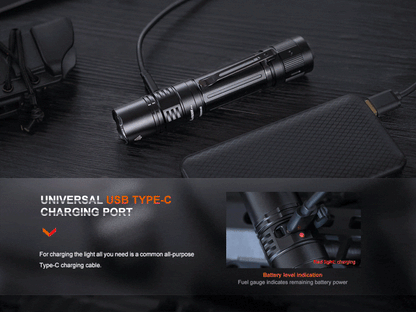 Fenix PD36R Pro 2800 Lumen Flashlight + FREE E03R V2 Keychain Light