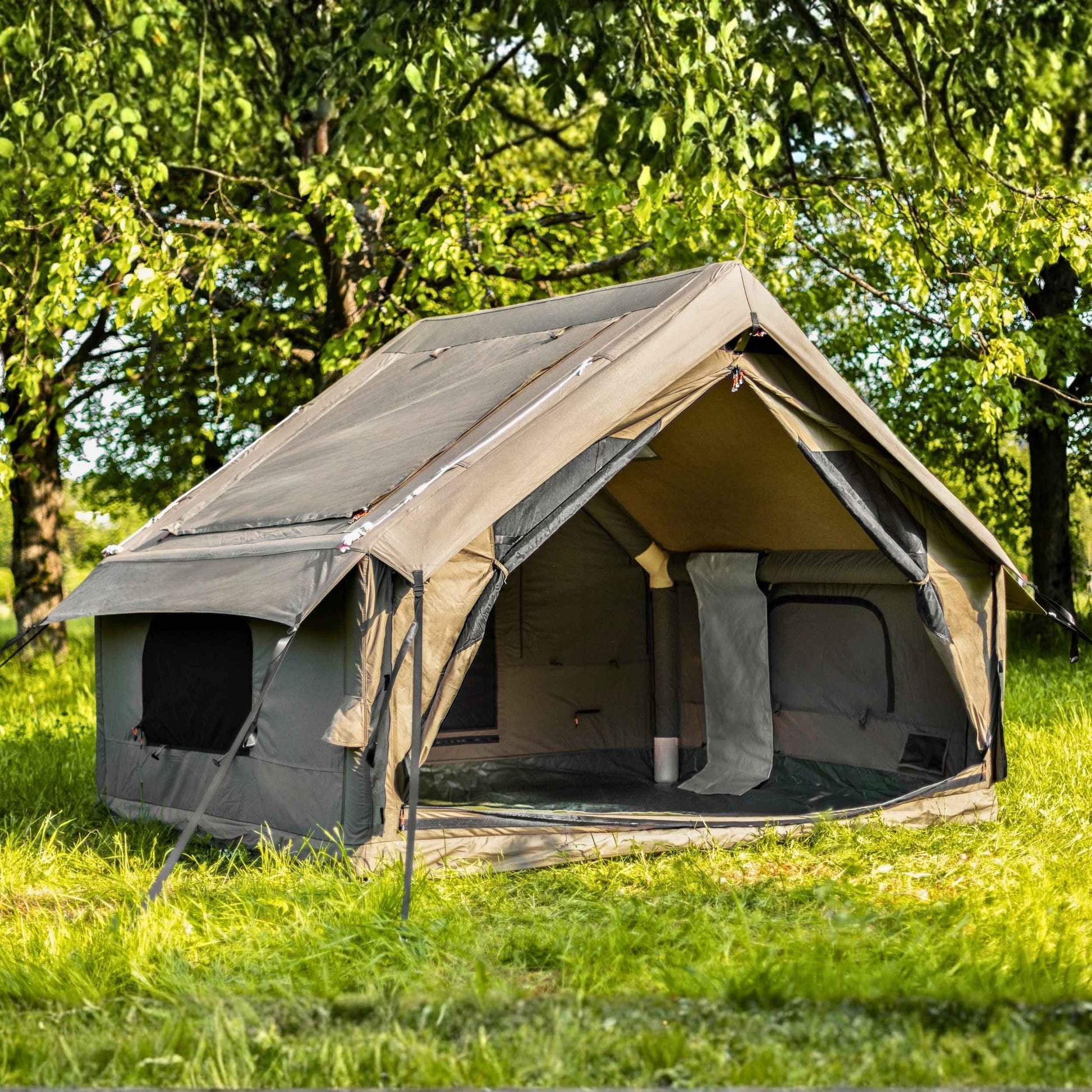 RBM Outdoors Panda Medium Forest Green Inflatable Tent for Camping (1-4 person)