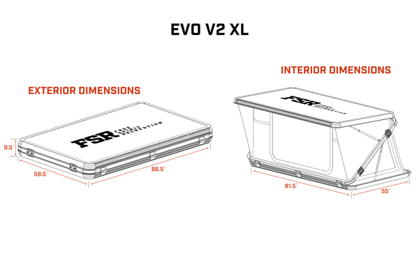 Freespirit Recreation Evolution V2 XL Hard Shell Rooftop Tent