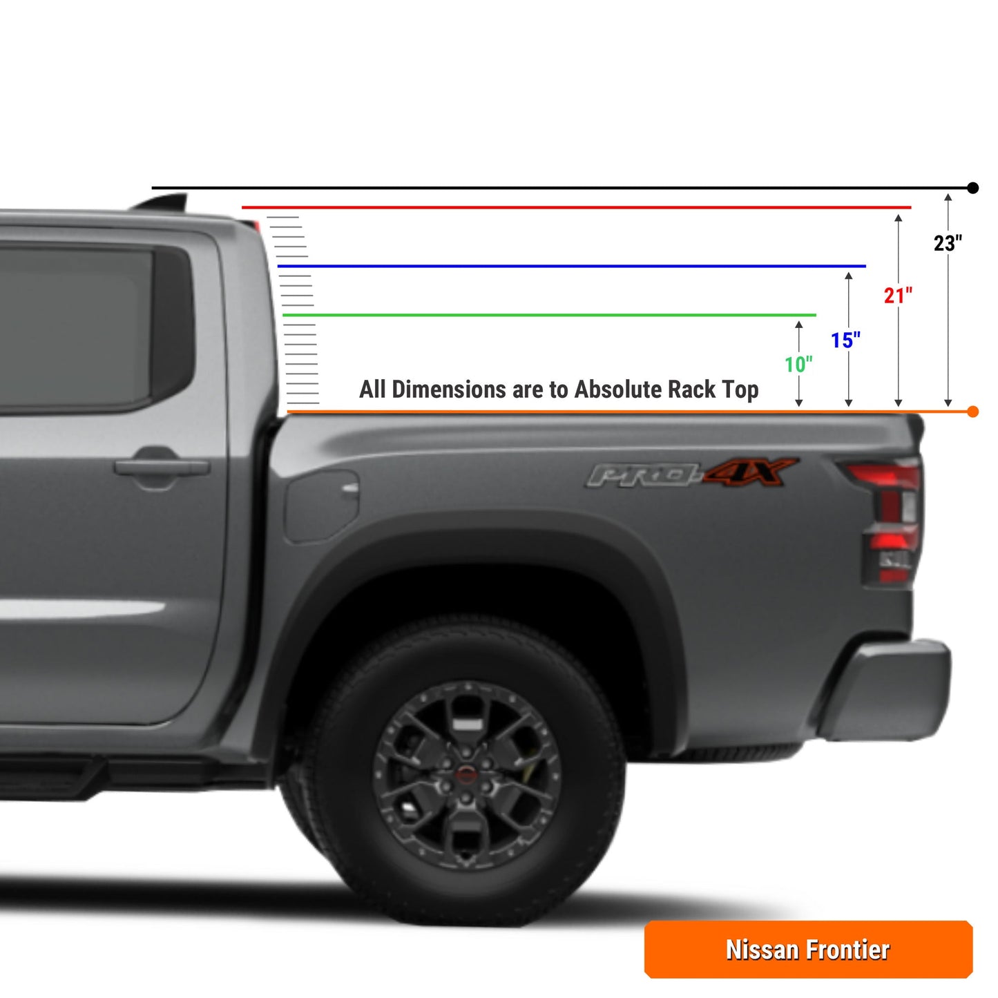 XTR1 Bed Rack for Nissan Frontier