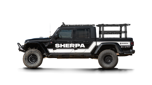 Jeep Gladiator Rack Height PAK System Bed Rack - Sherpa Equipment Company