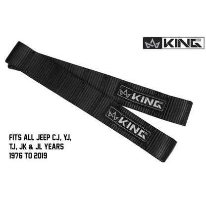 Heavy-Duty Adjustable Door Straps for Jeeps | King 4WD