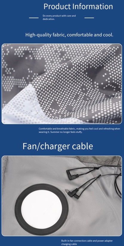 LITEGUEST LED Cooling Fan Jacket – Night Fishing & Outdoor Summer Gear