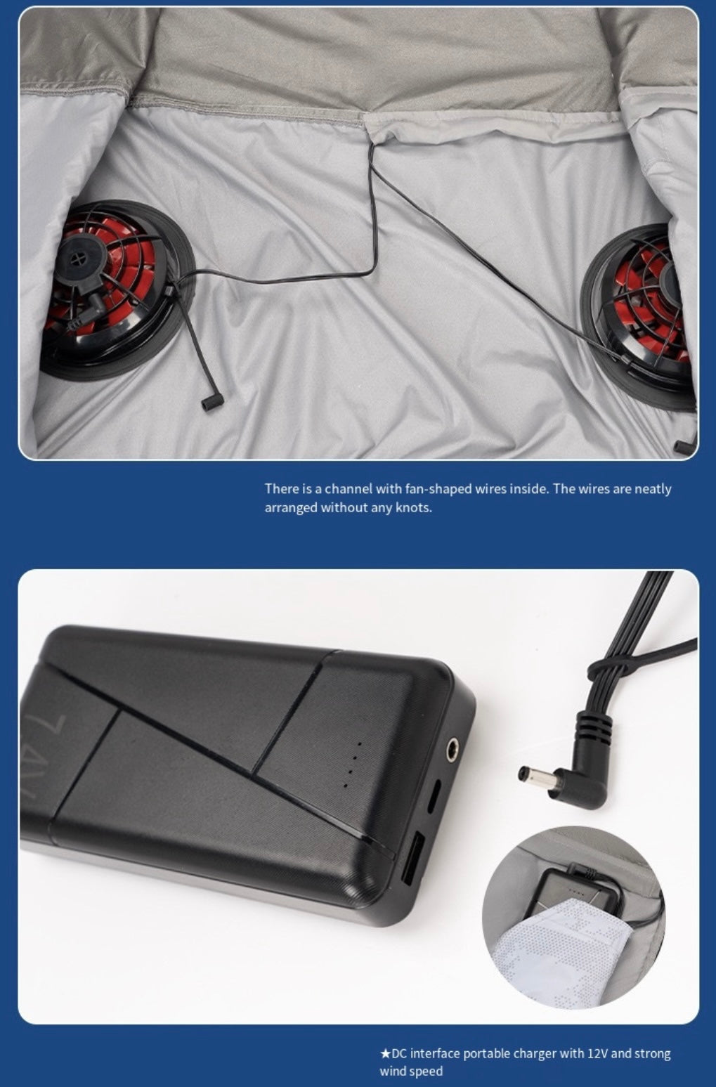 LITEGUEST LED Cooling Fan Jacket – Night Fishing & Outdoor Summer Gear