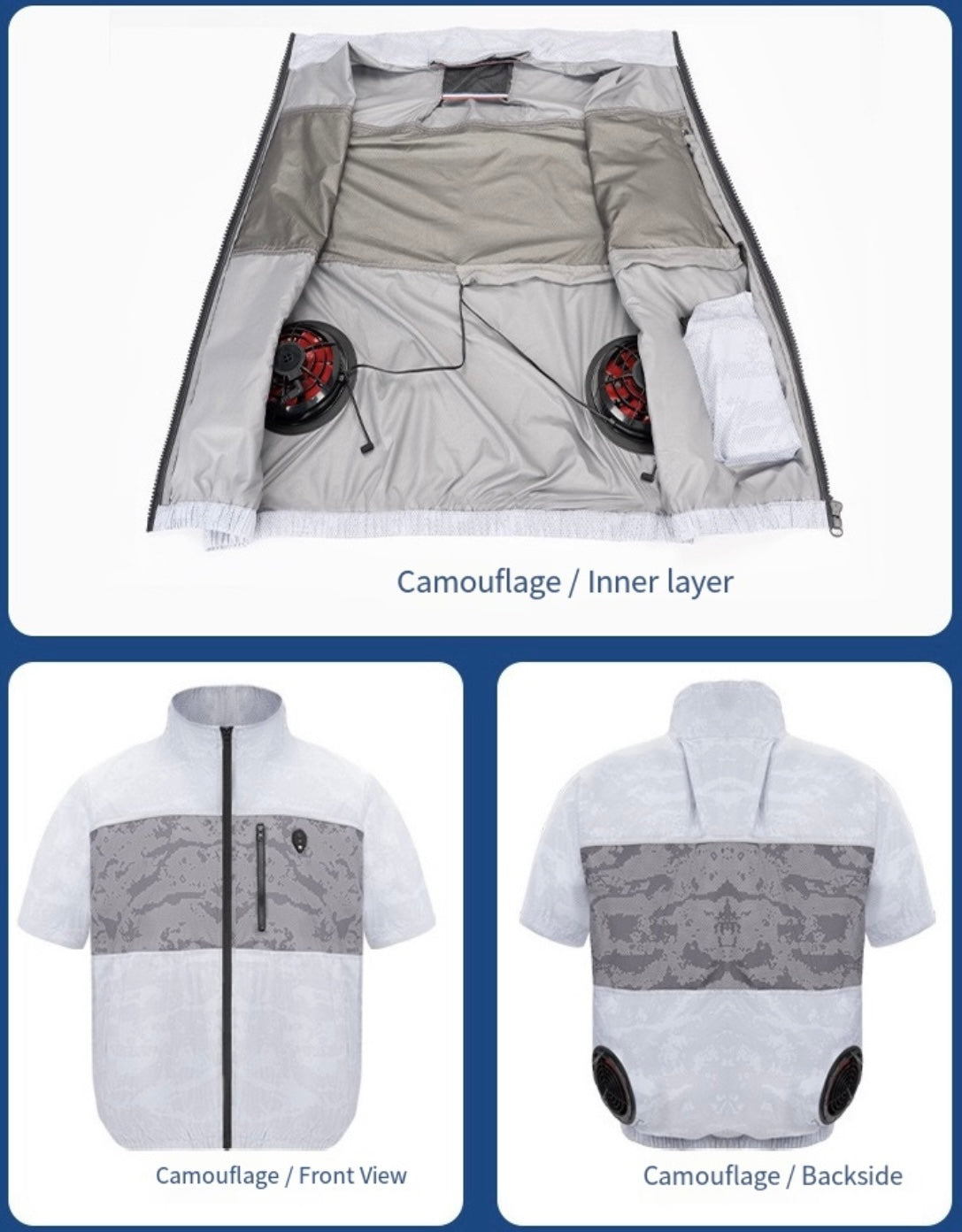 LITEGUEST LED Cooling Fan Jacket – Night Fishing & Outdoor Summer Gear