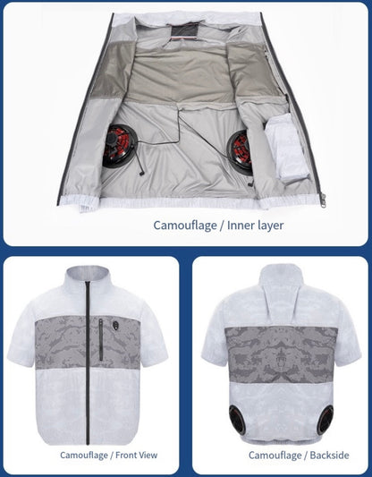 LITEGUEST LED Cooling Fan Jacket – Night Fishing & Outdoor Summer Gear