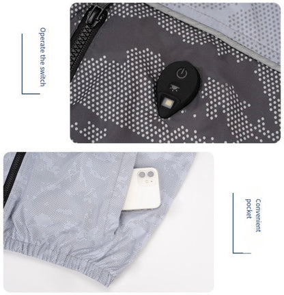 LITEGUEST LED Cooling Fan Jacket – Night Fishing & Outdoor Summer Gear