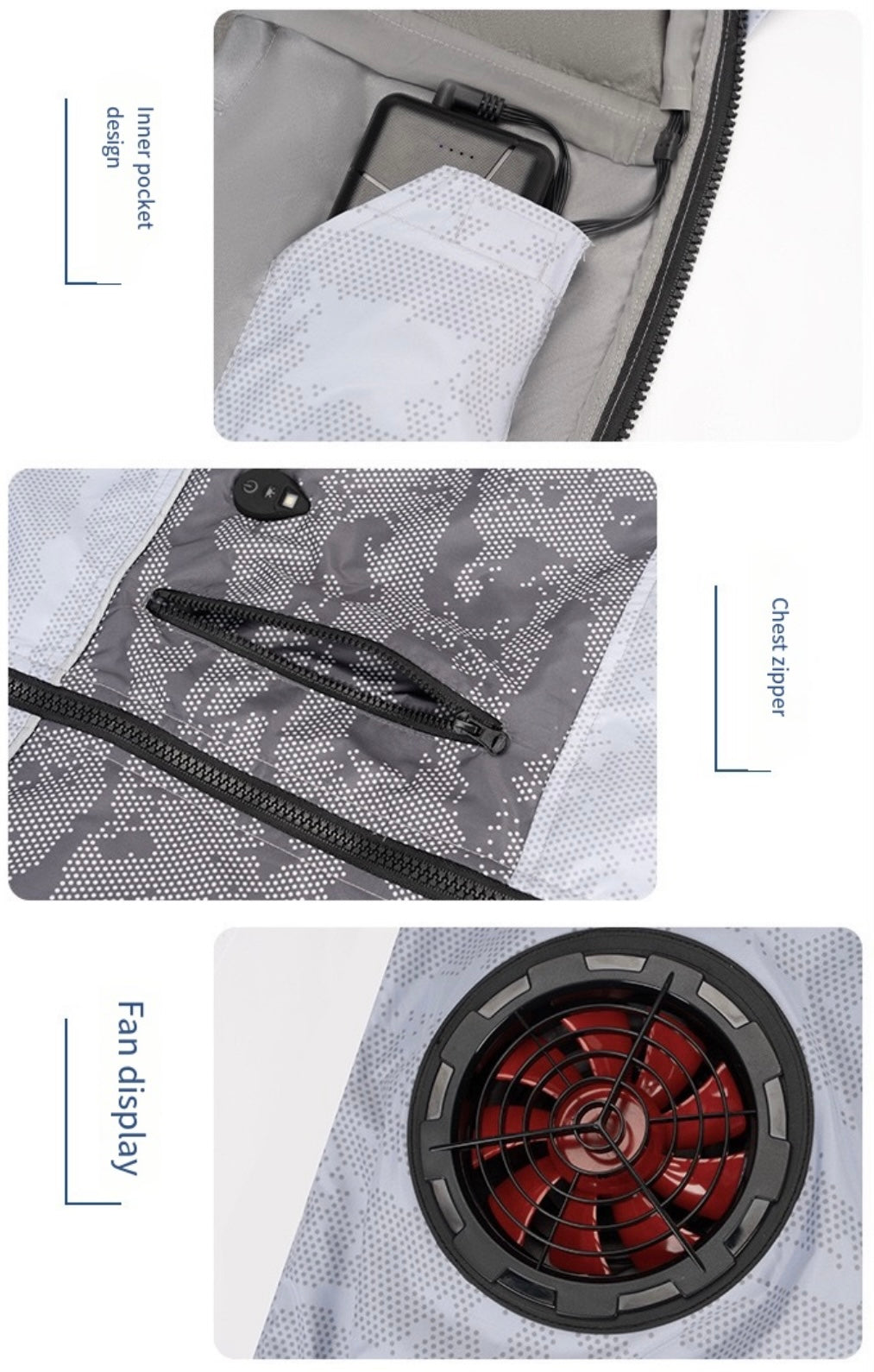 LITEGUEST LED Cooling Fan Jacket – Night Fishing & Outdoor Summer Gear