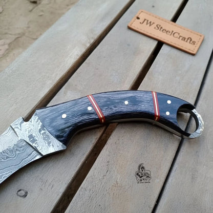 Hand Forged Karambit Knife By JW Steel Crafts