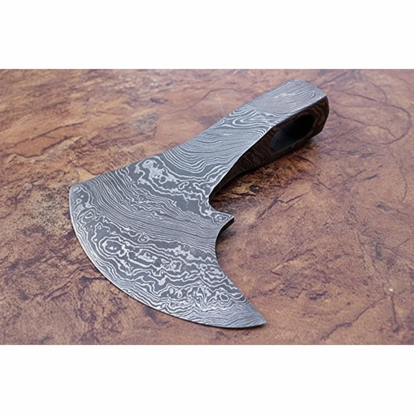 Historic Norse Skeggøx Bearded Axe Head — Traditional Pattern-Welded Forging