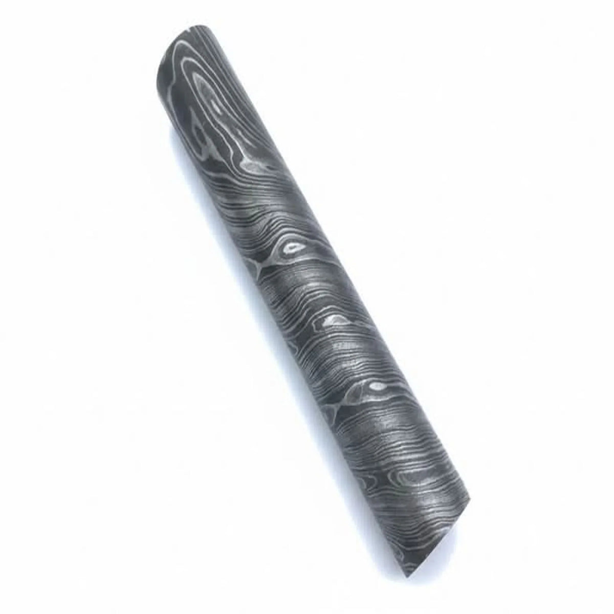 Custom Handmade Damascus Steel Round Bar Rod 5.5 Inch 32 mm Diameter