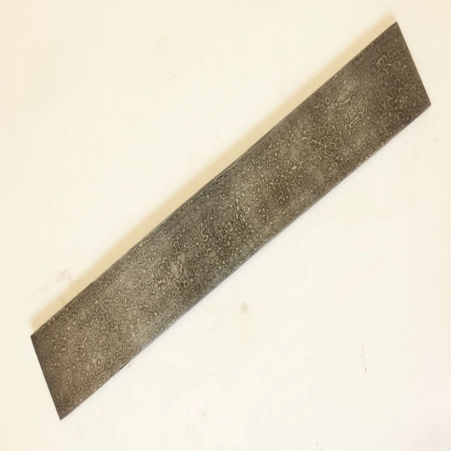 Premium Damascus Steel Billet Bar Pattern Welded Blank for Knife Making and Bladesmithing