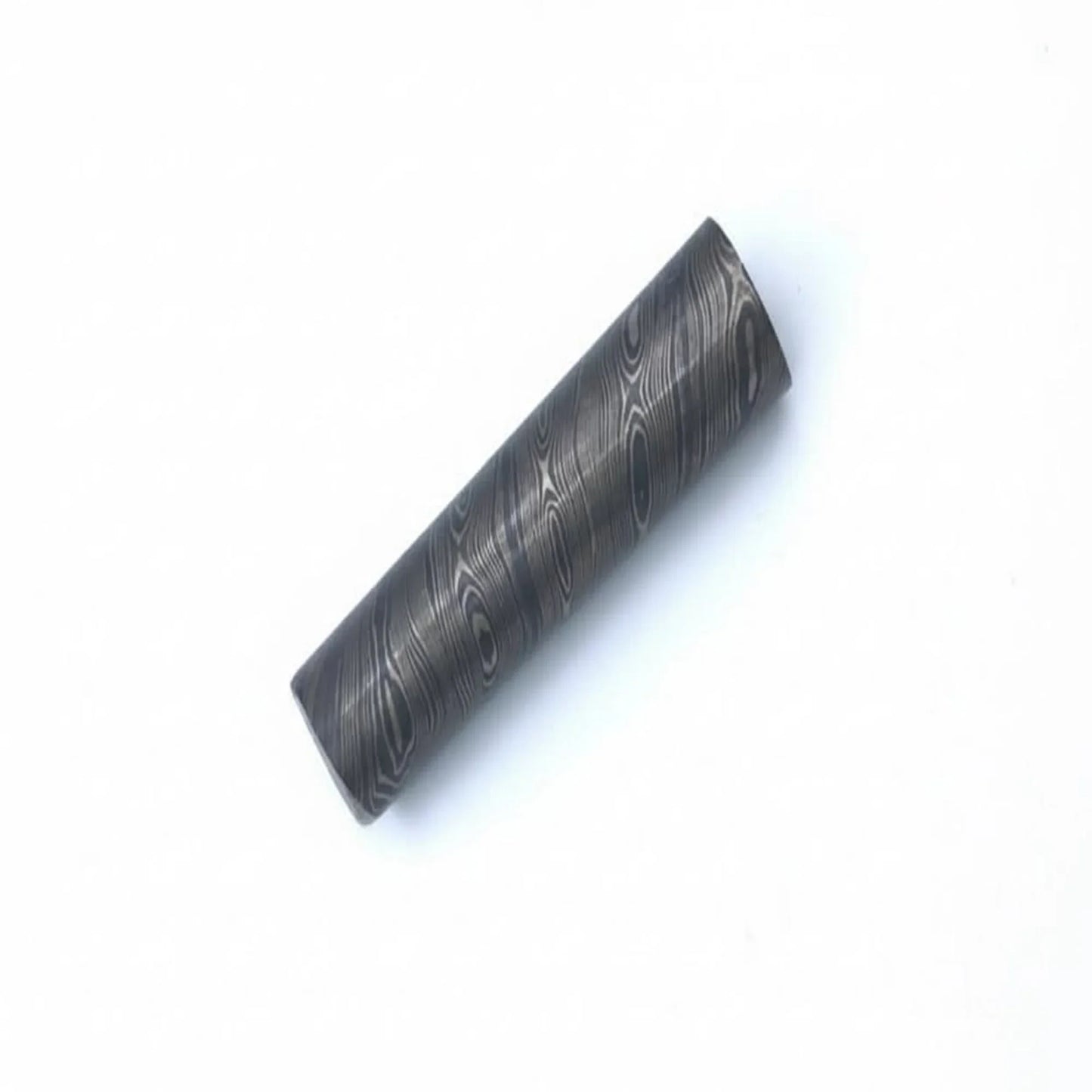 4 Inch Damascus Steel Round Bar Rod 1-1/8 Diameter for Ring Making