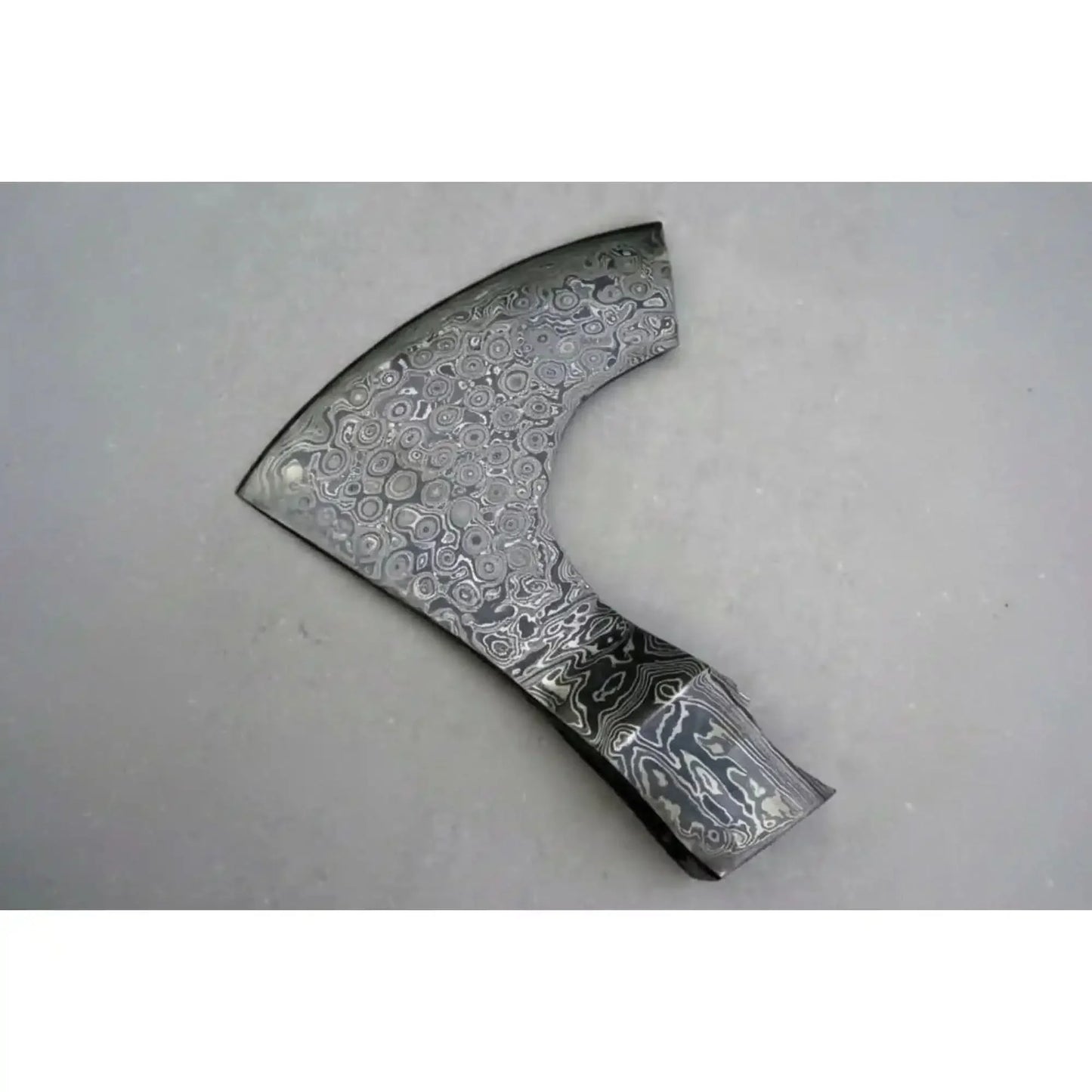 Handmade Viking Bearded Axe Head Blank - Pattern Welded Steel | JW SteelCrafts