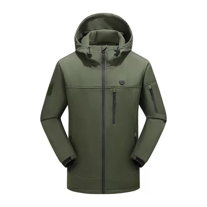 LITEGUEST Softshell 10-Zone Heated Jacket Waterproof for Winter