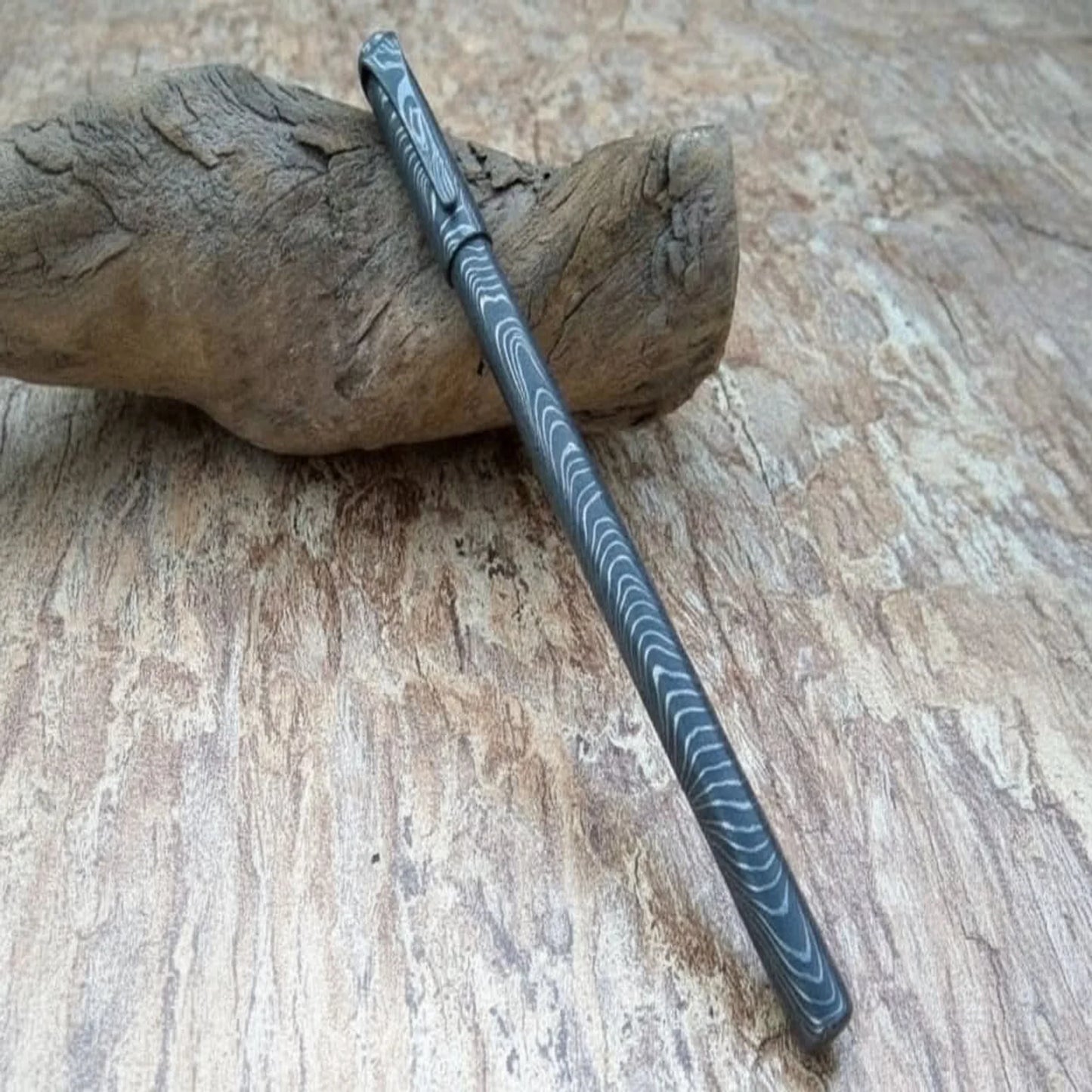 Damascus Knife Handmade - 06'' Damascus steel Ball point DE-0084